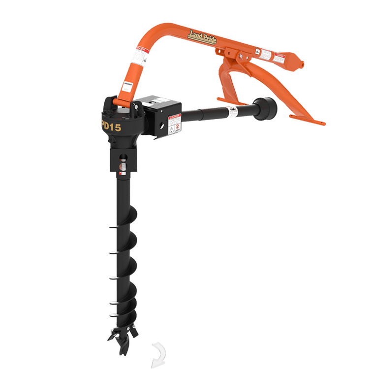 Land Pride PD15 Post Hole Digger with 9″ Auger