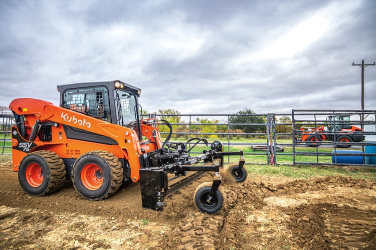 Kubota SSV75PHFC 75HP Pilot Controls, High Flow, Cab