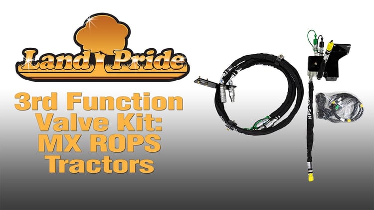 Land Pride 380-312A  3rd Function Valve Kit MX ROPS
