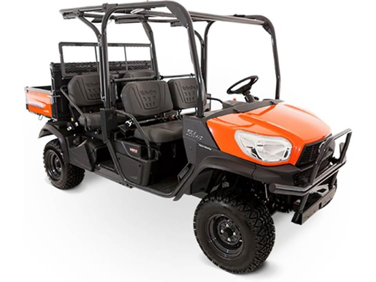 Kubota RTVX4-SKLH-1 4 Seat Convertable to 2 Seat Worksite Tires Spray-in Bed Liner 