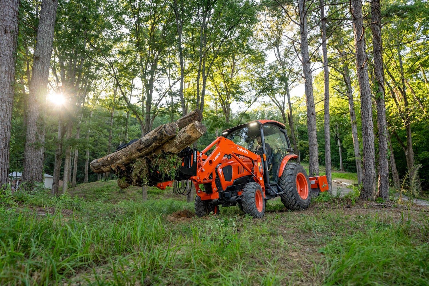 Kubota L3770 DLXC Cab Trator