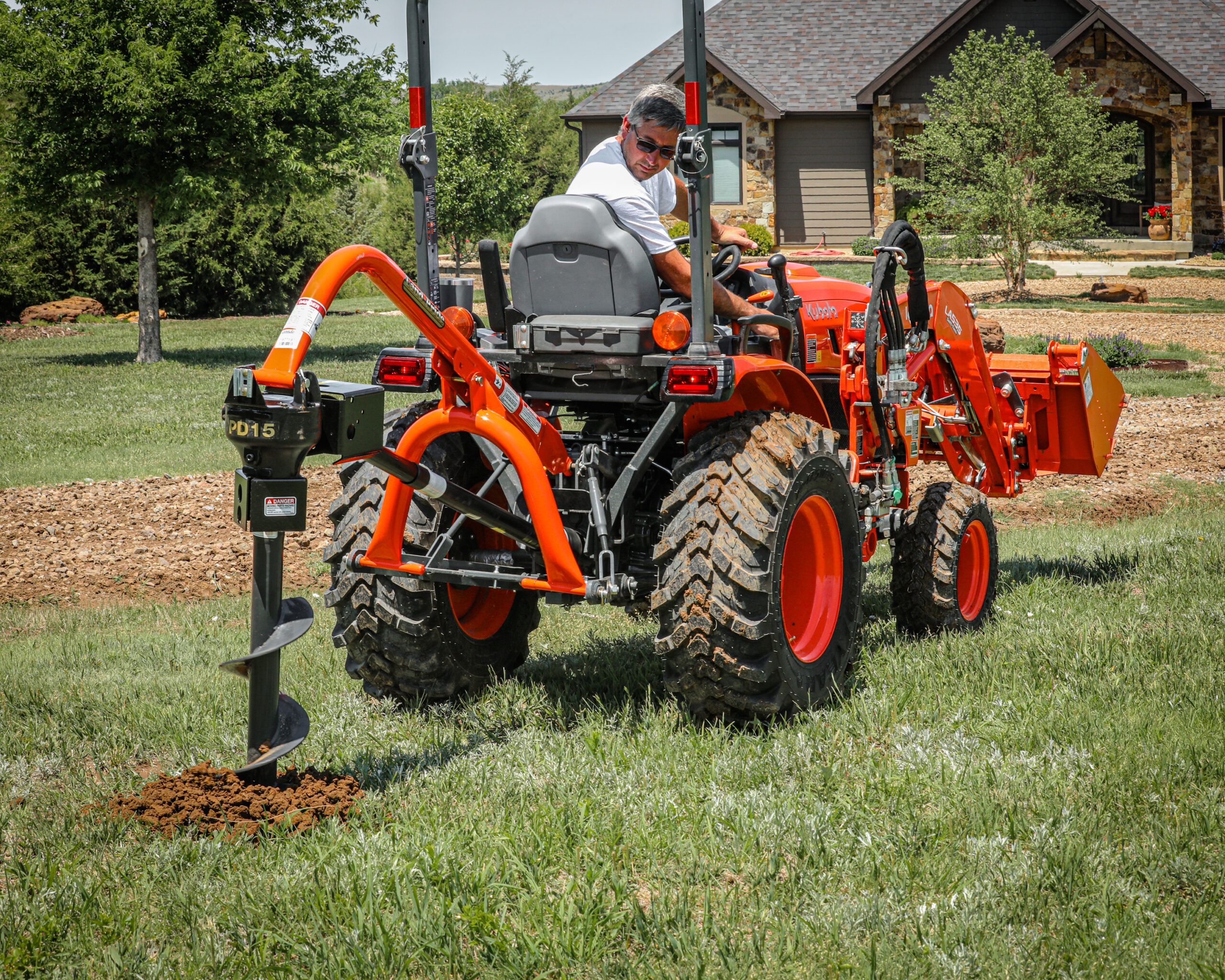 Land Pride PD25 Post Hole Digger with 12